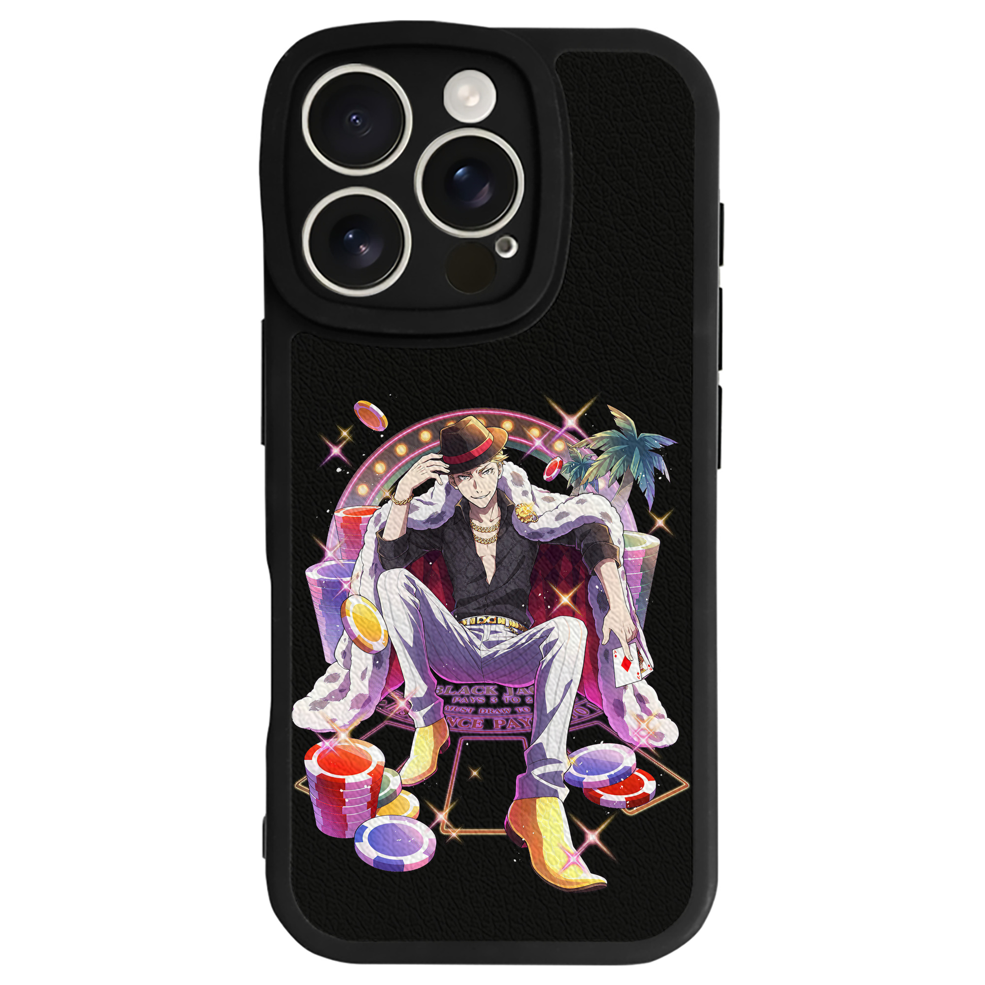 （画像用） 文豪ストレイドッグス Bungo Stray Dogs 【iPhone 16シリーズ対応】シリコンスマホケース（レザー調） 材質：シリコン
